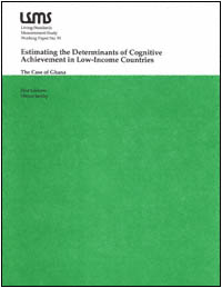 title Estimating the Determinants of Cognitive Achievement in Low-income - photo 1