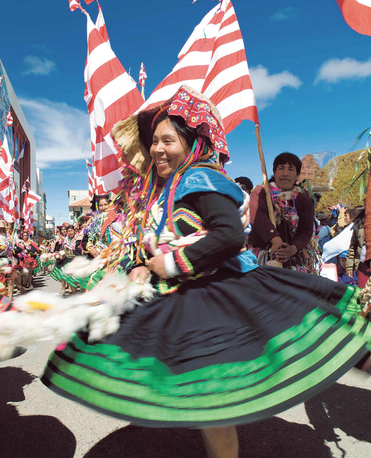 A dancer in traditional dress at one of Perus many festivals Abraham Nowitz - photo 5