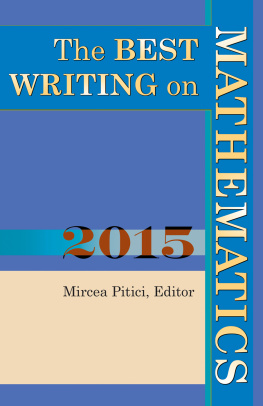 Mircea Pitici - The best writing on mathematics. 2014