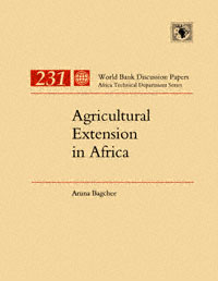 title Agricultural Extension in Africa World Bank Discussion Papers - photo 1