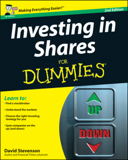 Mladjenovic Paul J. Investing in Shares For Dummies