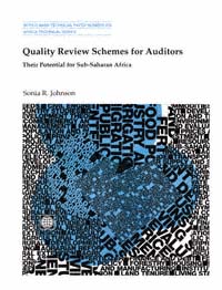 title Quality Review Schemes for Auditors Their Potential for - photo 1