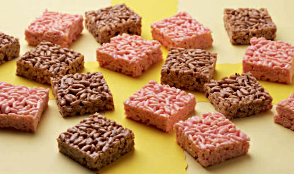 30ml margarine 35 pink marshmallows 300ml Rice Krispies Microwave the - photo 5