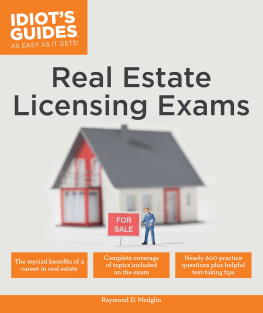 Modglin Real Estate Licensing Exams