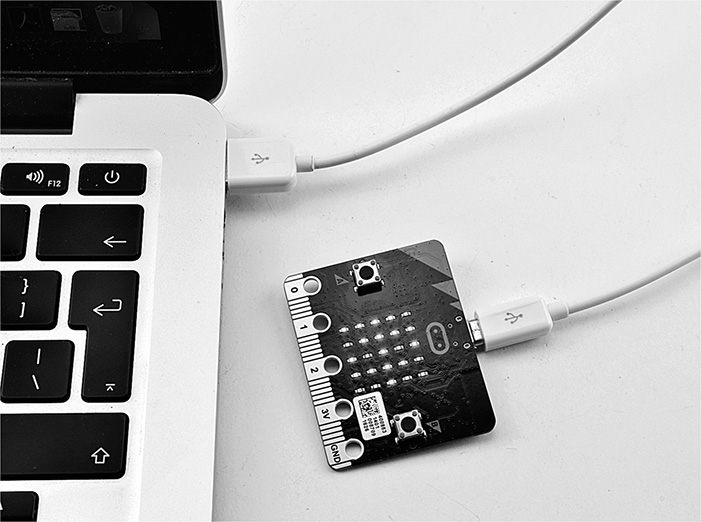 Figure 1-2 Connecting your microbit to your computer Plug your new microbit - photo 4