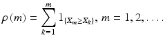 Sequential rank m shows the position of a new coming observation X m among - photo 10