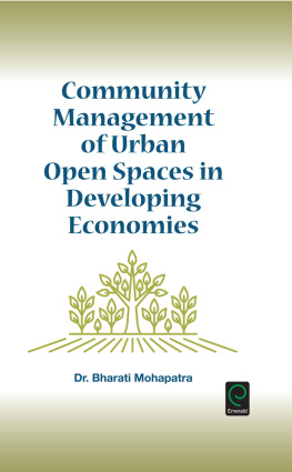 Mohapatra Bharati - Community Management of Urban Open Spaces in Developing Economies