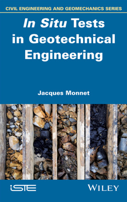 Monnet - In Situ Tests in Geotechnical Engineering