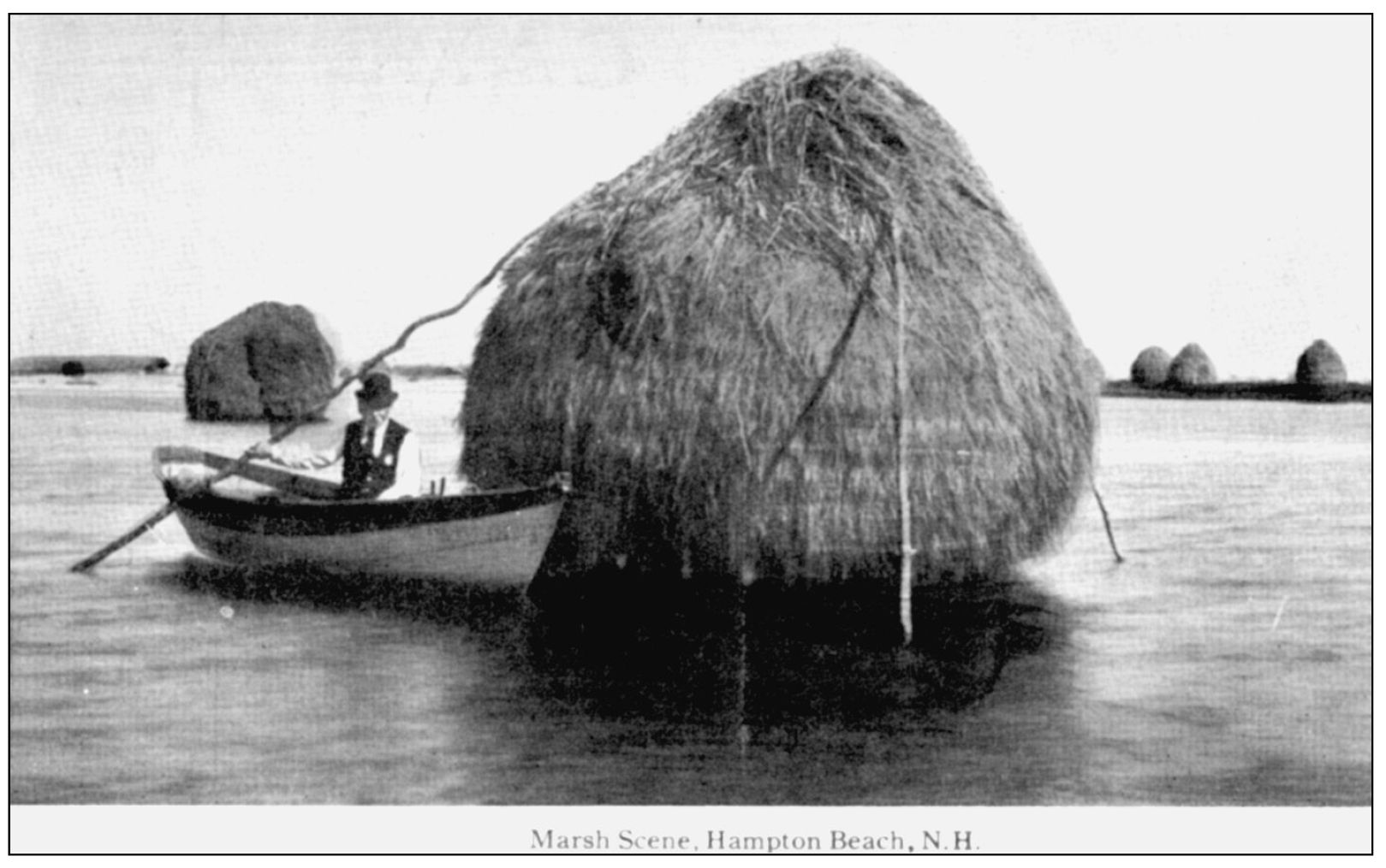 Hay was piled on staddles tall enough to keep the hay dry at high tide The - photo 11