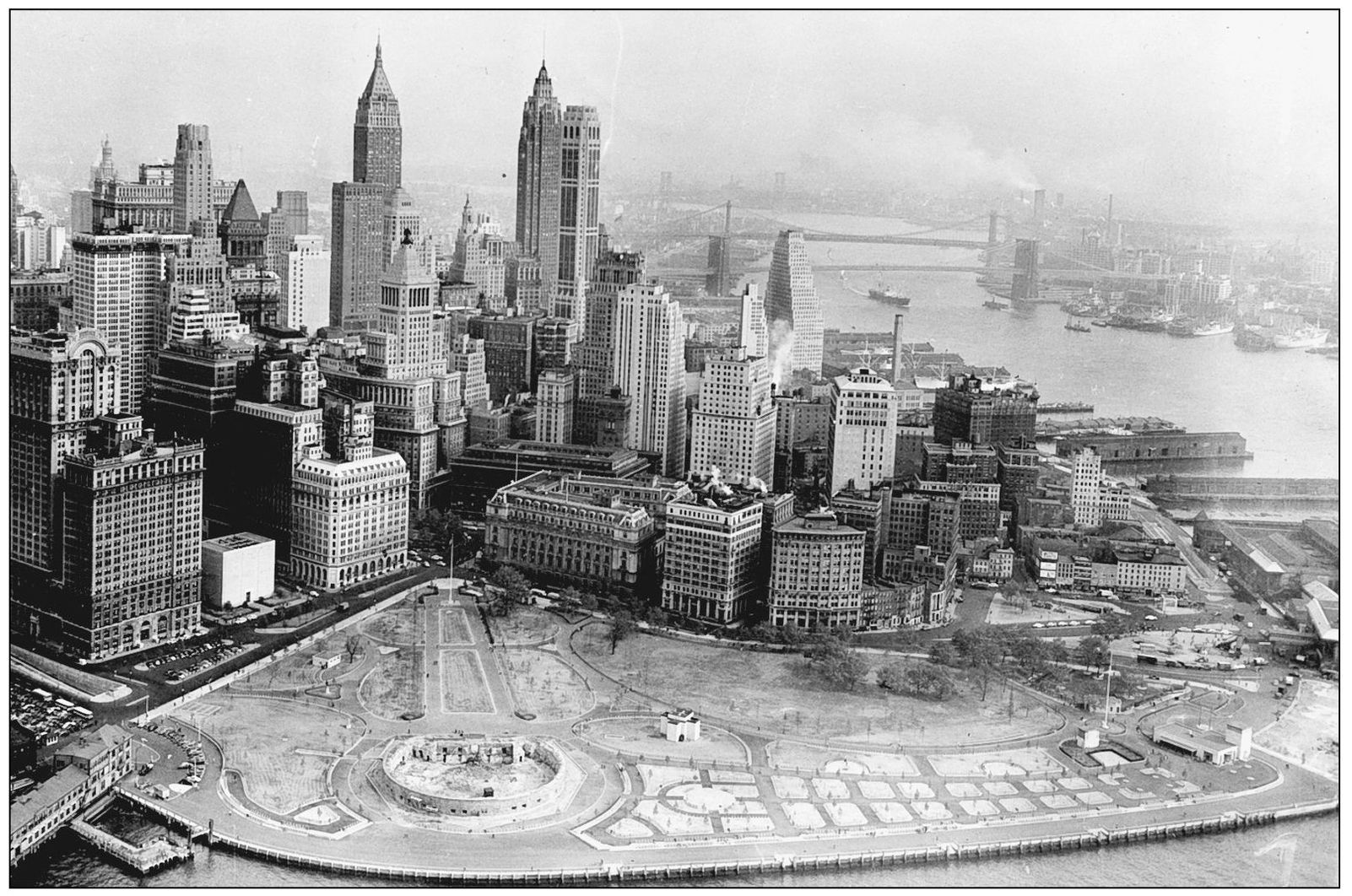 AN AERIAL VIEW OF BATTERY PARK AND LOWER MANHATTAN This view of some of the - photo 5