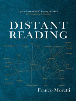 Moretti - Distant Reading