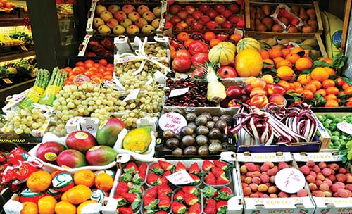 fruit market in Florence Roman Forum - photo 9