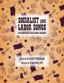 Morgan - Socialist and Labor Songs