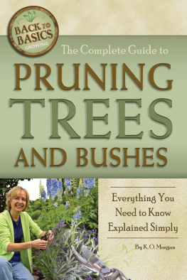 Morgan The complete guide to pruning trees and bushes: everything you need to know explained simply