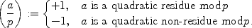 For odd prime numbers p and q Gauss proved the following relation between p - photo 2