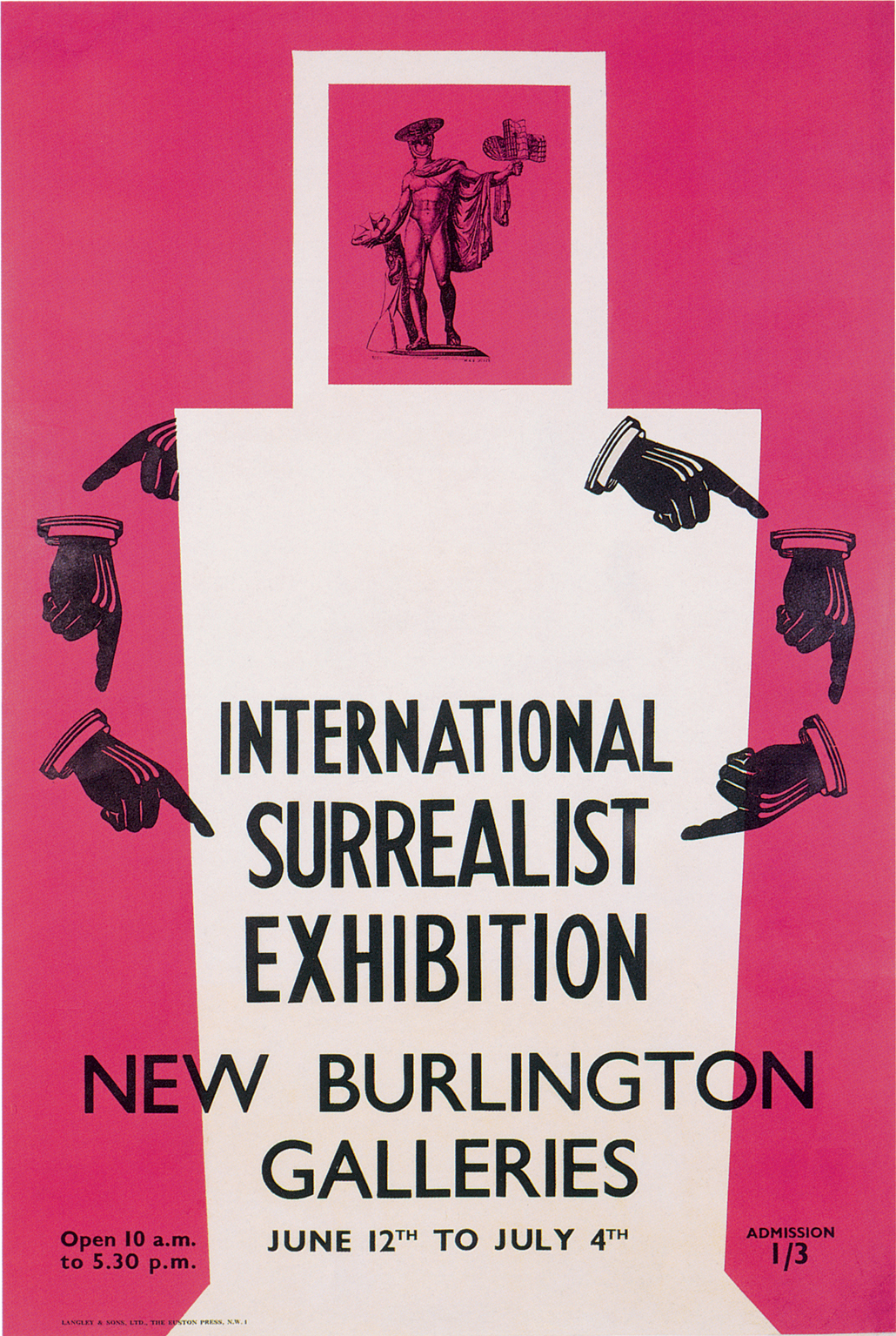 Max Ernst poster for the International Surrealist Exhibition New Burlington - photo 3