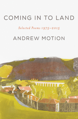 Motion - Coming in to land: selected poems 1975-2015