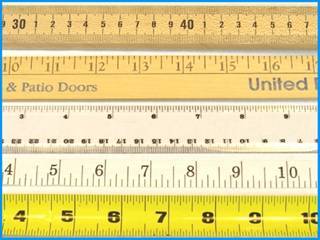 8 Ruler Measuring Tape A ruler yard stick meter stick garment tape - photo 9