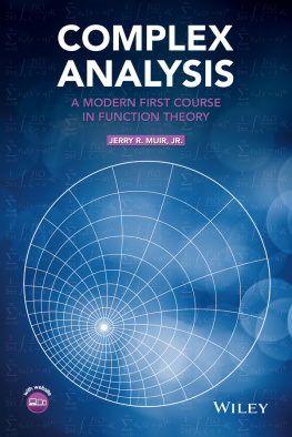 Muir - Complex analysis: a modern first course in function theory