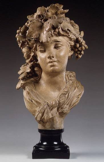 Bacchante also known as Grapes ca 1874 Bust of a Smiling Woman 1875 - photo 3