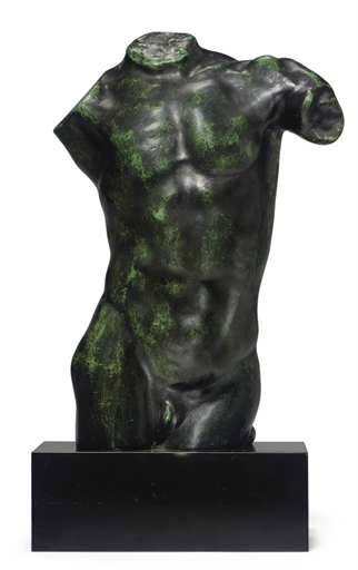 Giganti male torso 1880-85 The Shade 1880 Fallen Caryatid - photo 9