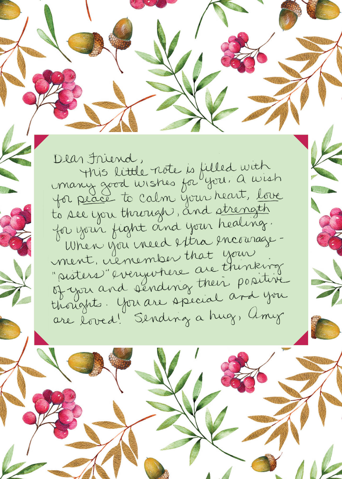 Dear friend letters of encouragement humor and love for women with breast cancer - photo 21