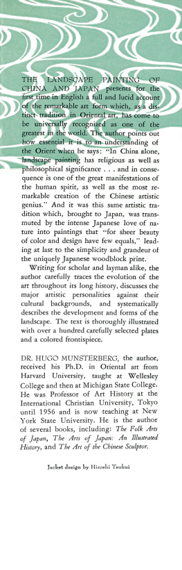 Munsterberg - The Landscape Painting of China and Japan