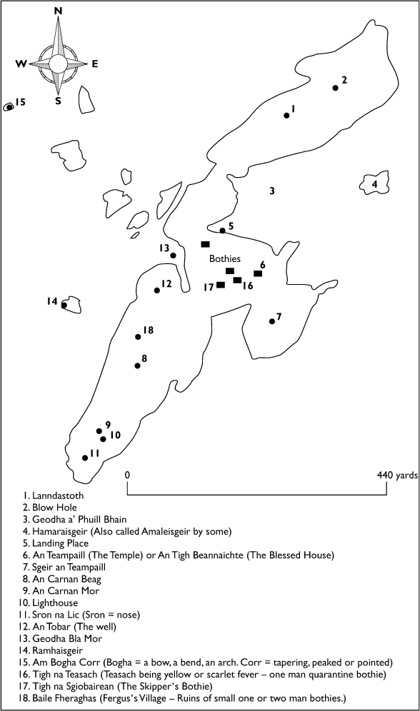 A map of Sulasgeir from a guga hunters point of view Frontpiece Ceyx and - photo 4