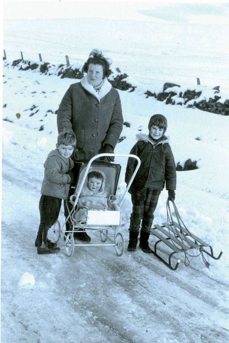 Playing together in the great outdoors Sledging with my mum and my brothers - photo 6