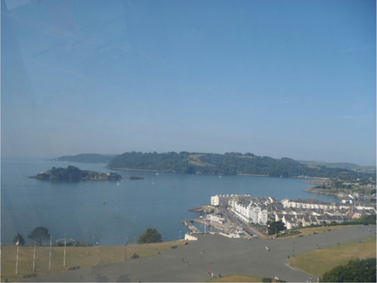 Drakes Island Mount Edgecombe behind with Barn Pool in the distance at the - photo 1