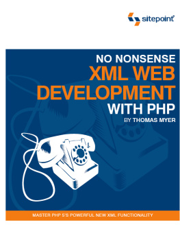 Myer - No Nonsense XML Web Development With PHP