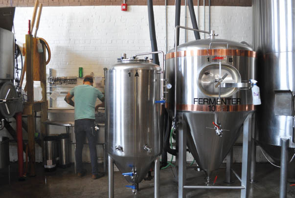 A brewer hard at work at Catawba Valley Brewing Company This is an exciting - photo 6