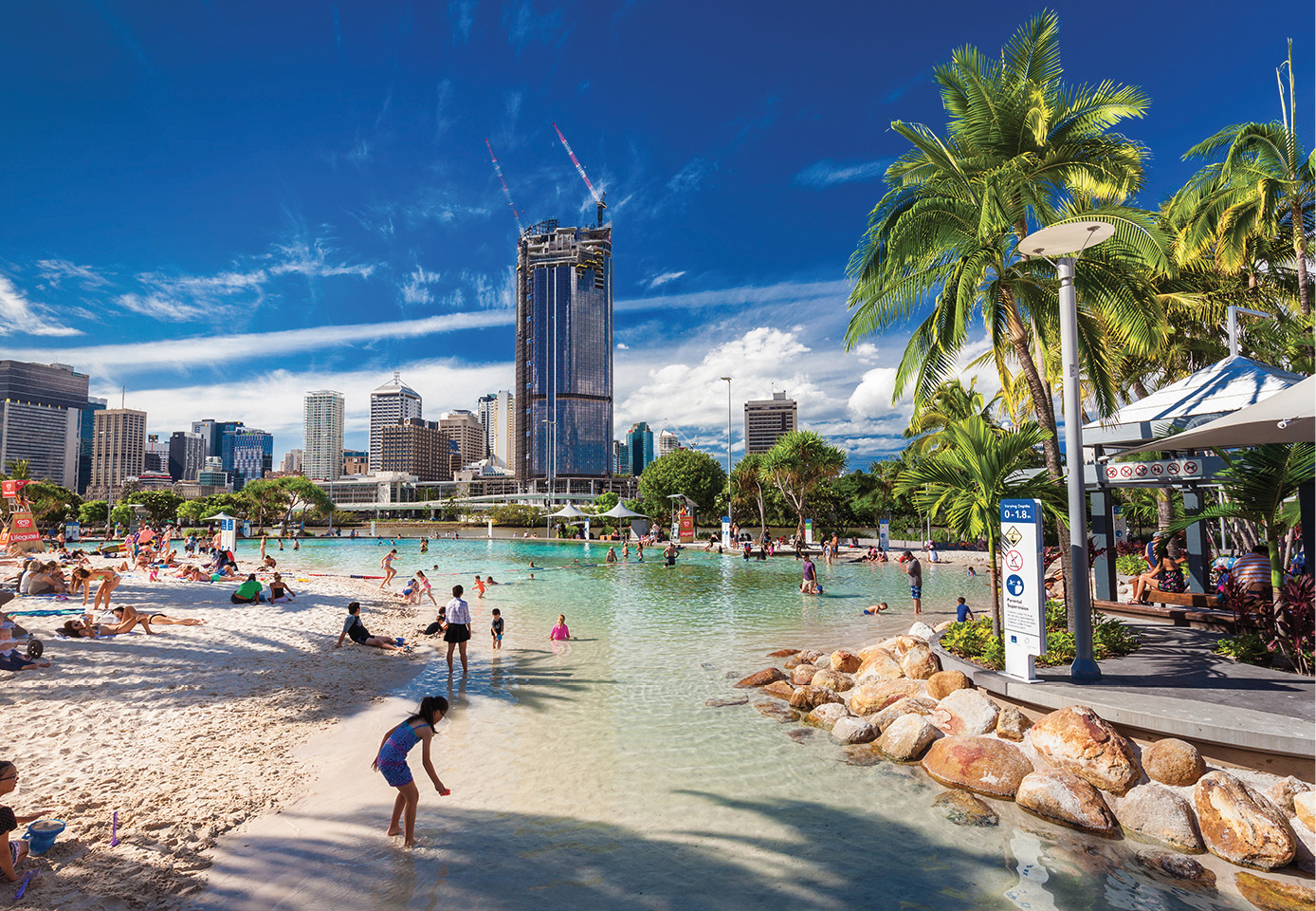 An artificial beach and lagoon plus shops cafes and weekend markets make - photo 21