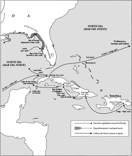 Approximate route of the Narvez survivors 152836 Courtesy of the University - photo 4