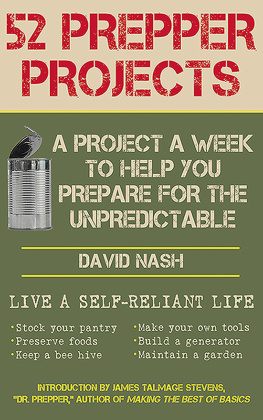 Nash - 52 prepper projects: a project a week to help you prepare for the unpredictable