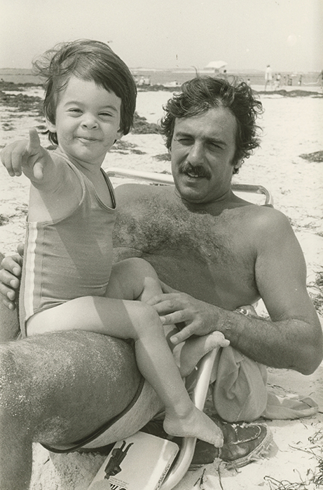 Giana and her father at the beach age 2 photo credit Harvey Finkle Chapter - photo 4