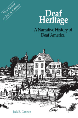 National Association of the Deaf - Deaf heritage: a narrative history of deaf America