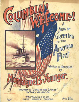 Montague B Younger Columbia Welcome A Song of Greeting to the American Fleet - photo 5