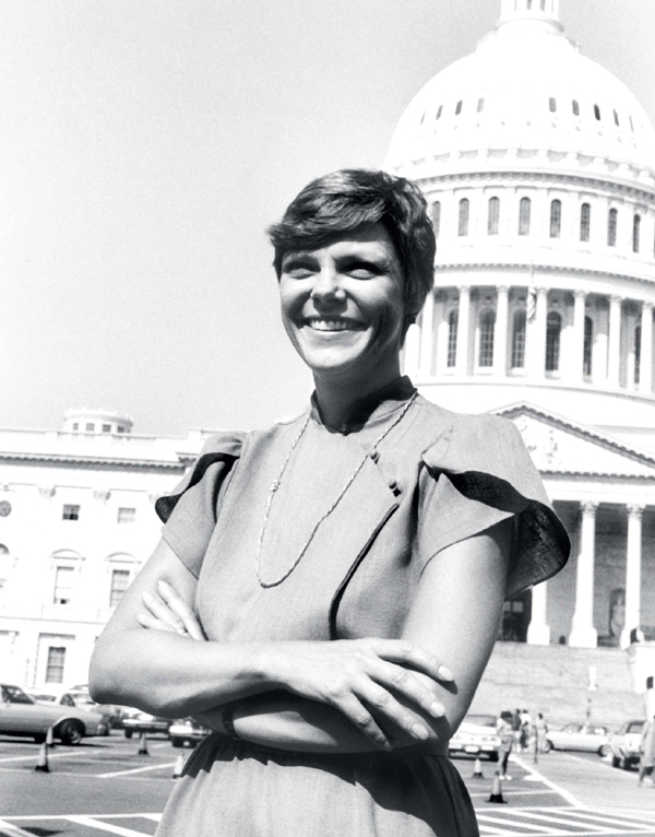 Cokie Roberts covering Congress in 1983 NPR photo by Cokie Roberts Were - photo 2