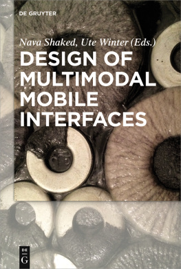 Nava Shaked - Design of Multimodal Mobile Interfaces