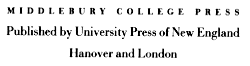 Page iv Middlebury College Press Published by University Press of New - photo 2