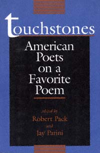 title Touchstones American Poets On a Favorite Poem author Pack - photo 1