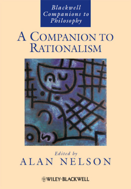 Nelson Alan Jean A Companion to Rationalism