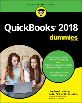 Nelson - QuickBooks 2018 For Dummies