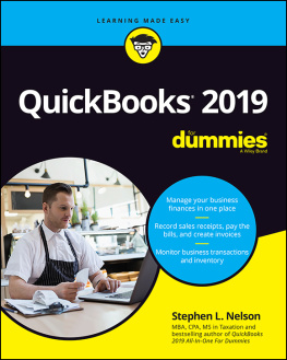 Nelson QuickBooks 2019 For Dummies