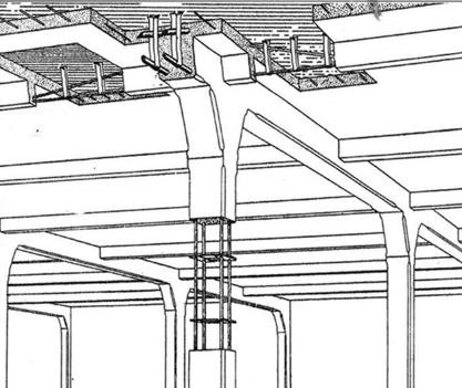 FIG 7 Franois Hennebique method of construction en bton arm 1892 FIG - photo 7