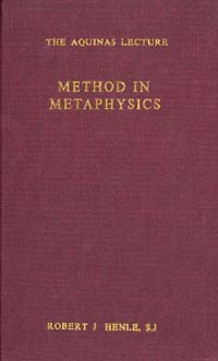 title Method in Metaphysics Aquinas Lecture 1950 author Henle - photo 1