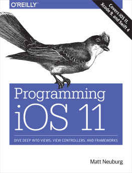 Neuburg Programming iOS 11: dive deep into views, view controllers, and frameworks