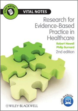 Newell Robert Burnard Philip Research for Evidence-Based Practice for Nurses and Health Professionals