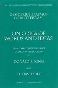 title On Copia of Words and Ideas De Utraque Verborum Ac Rerum Copia - photo 1